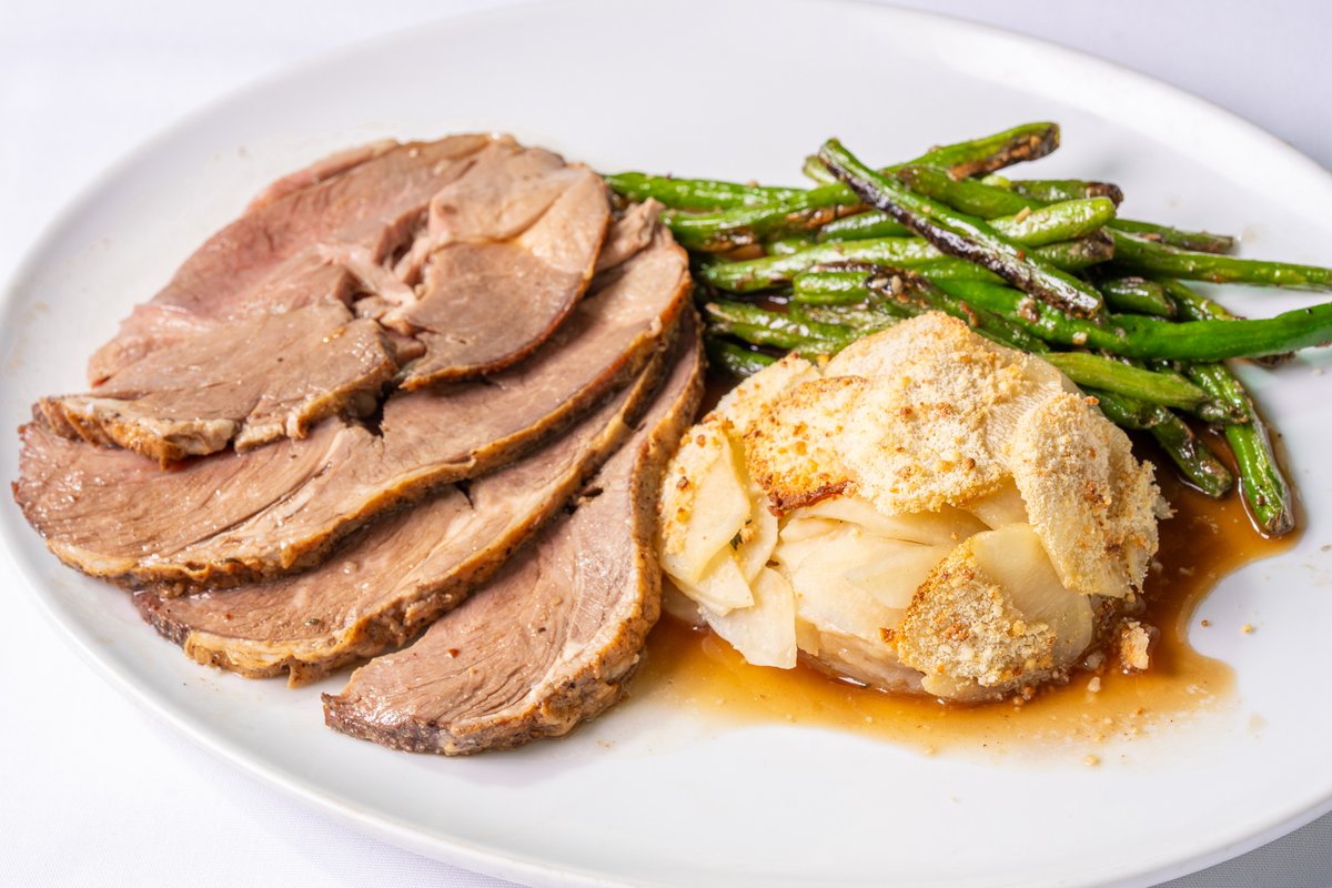 AngryButcherLV's tweet photo. 🌿Join us at The Angry Butcher on Sunday, April 5, for a delightful dining experience! Savor our Easter special: Roasted Leg of Lamb served with scalloped potatoes and French green beans.

Reservations: https://t.co/GgYcUoh814 https://t.co/j9BnI0AuyD