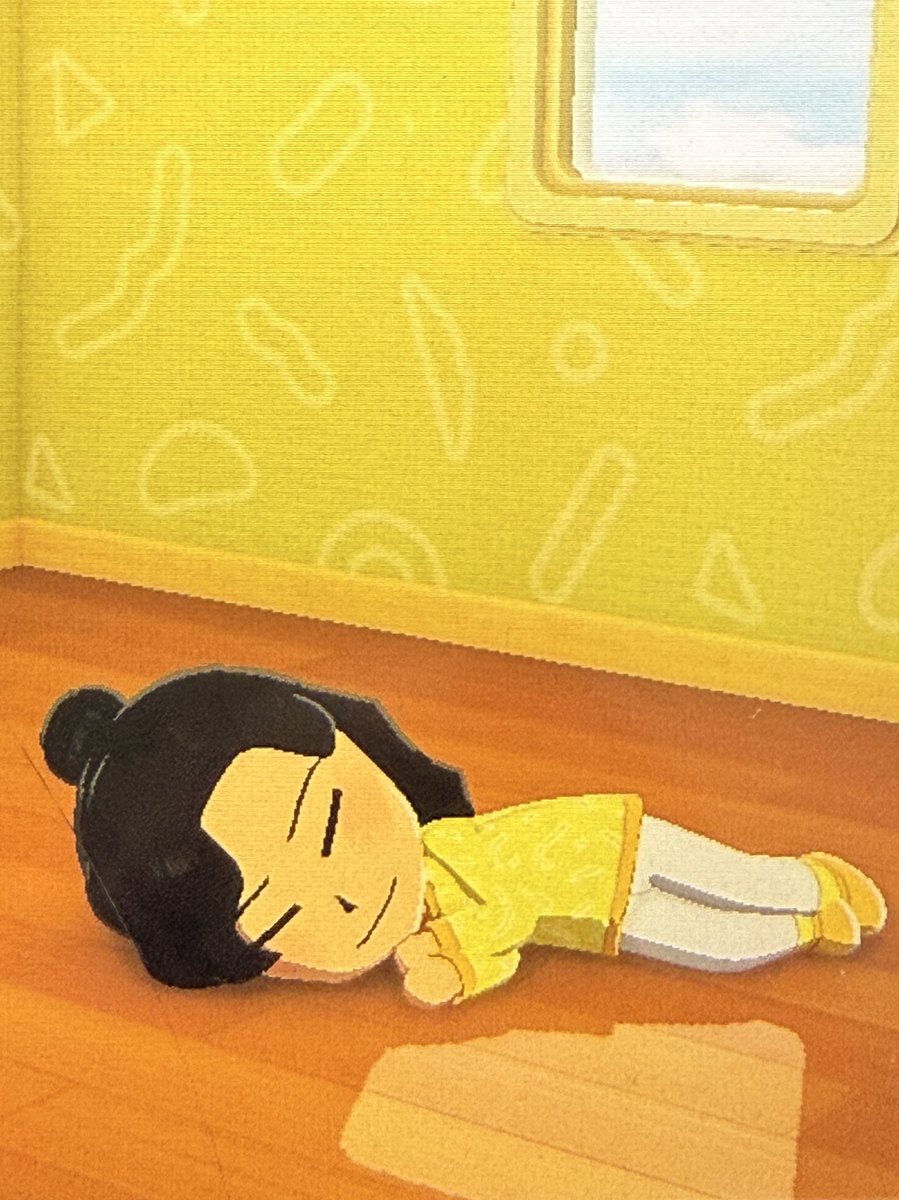 SAT0RVG0J0's tweet photo. You know that official art of them sleeping on the floor? https://t.co/DHiXJ73GpJ