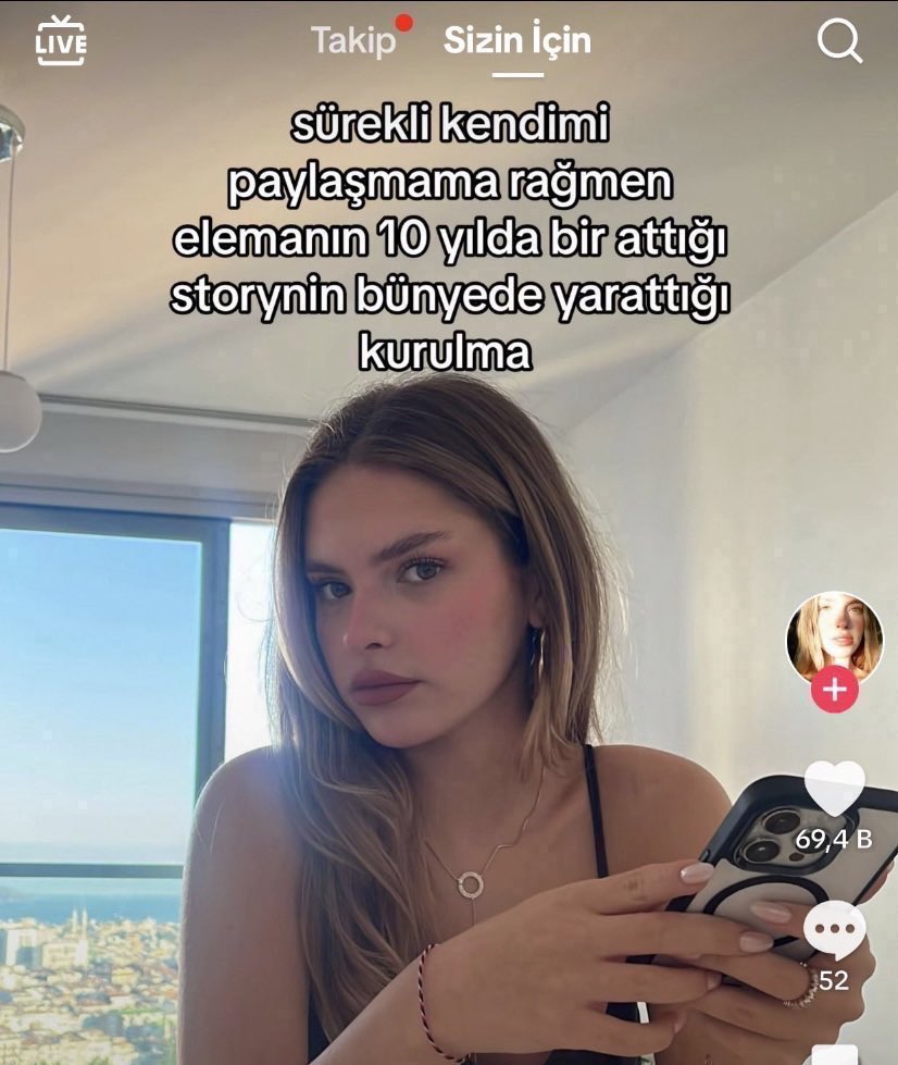 O kız…