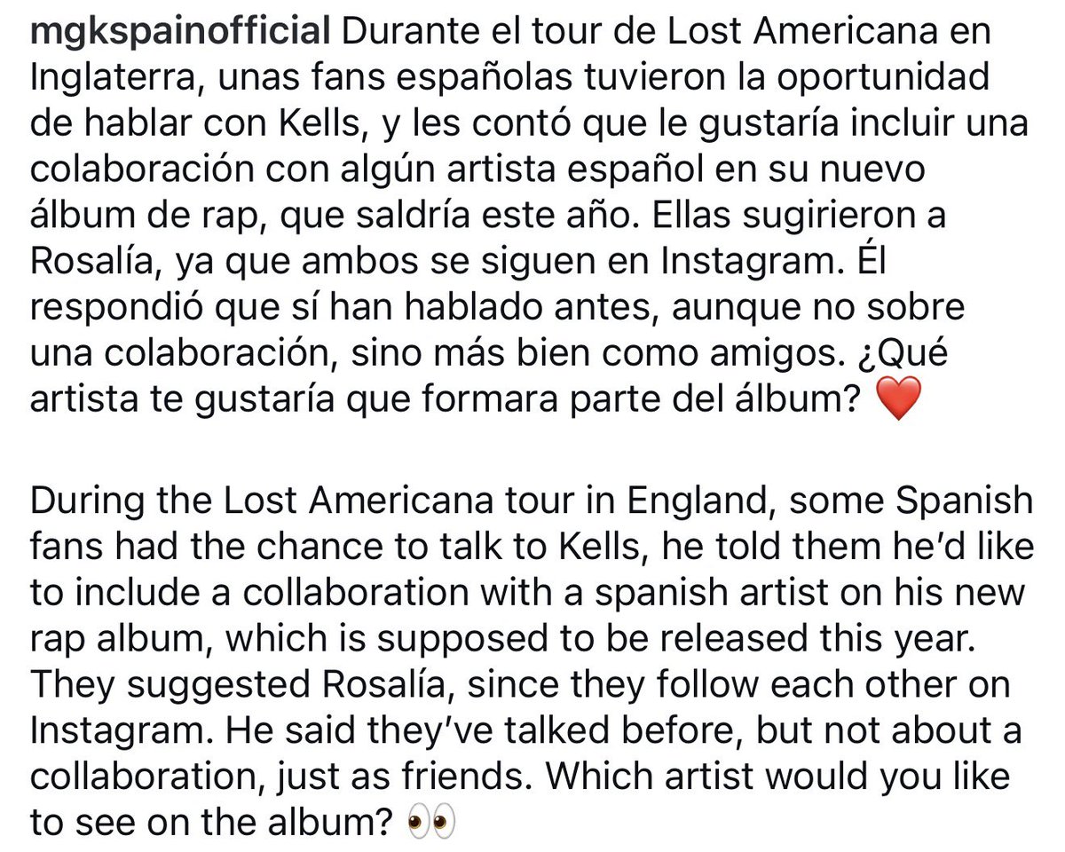 MGK Spain 🇪🇸 tweet media
