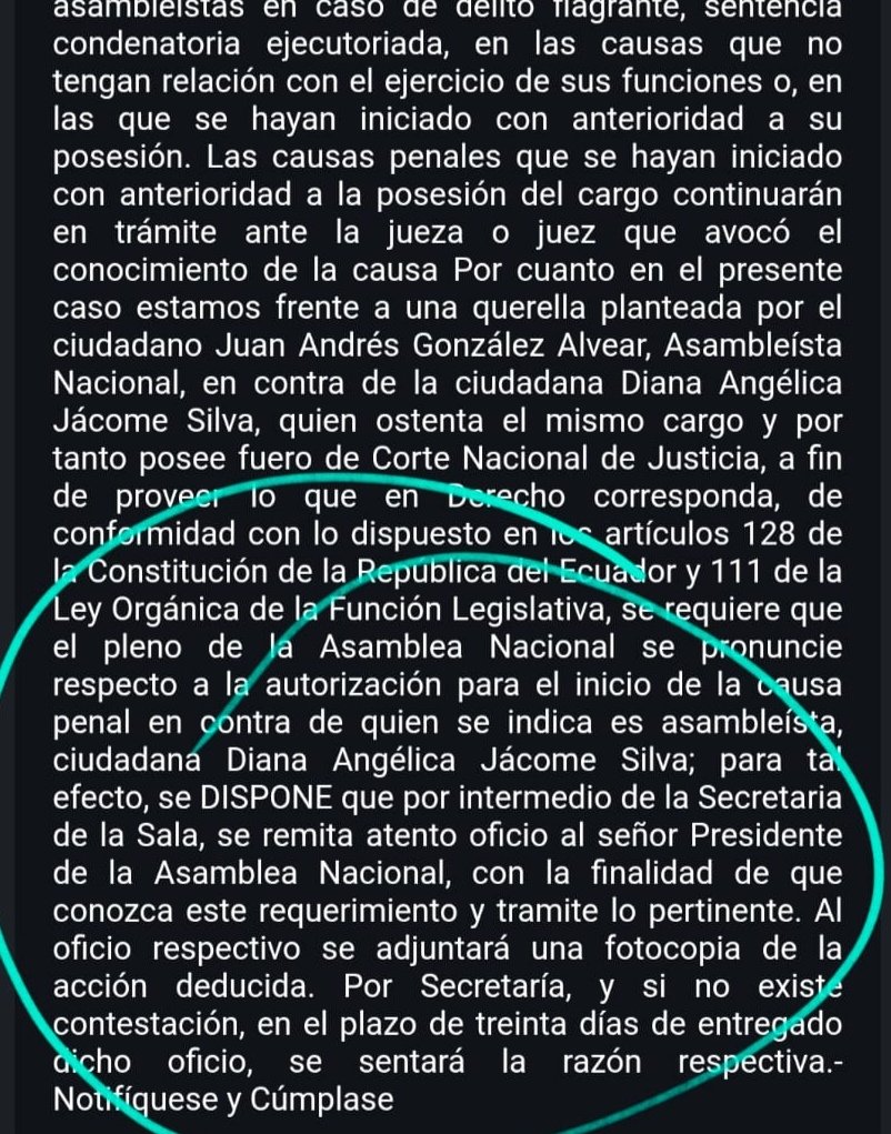 JAGonzalvear's tweet photo. Señor Olsen: si la ley es para todos, esperamos coherencia en sus acciones.

La Corte ya envió a la Asamblea la solicitud de levantamiento de inmunidad de Diana Jácome, a raíz de la querella que presenté por la agresión a nuestra bancada. Ahora veremos si actúan con el mismo criterio o, una vez más, con dedicatoria.

El Ecuador será testigo: o la ley se aplica por igual, o quedará en evidencia el doble discurso.

#LosCorruptosSiempreFueronEllos
#ElMomentoEsAhora