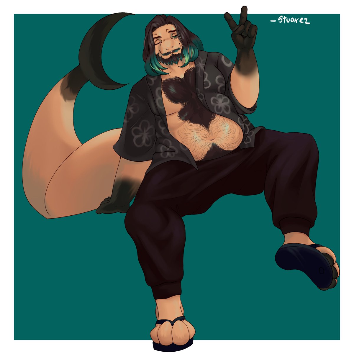 _stuarez's tweet photo. Commission made for anon, tysm for the support 💚
#gay #bara #furry #furrbara https://t.co/VAvdvUX8WF