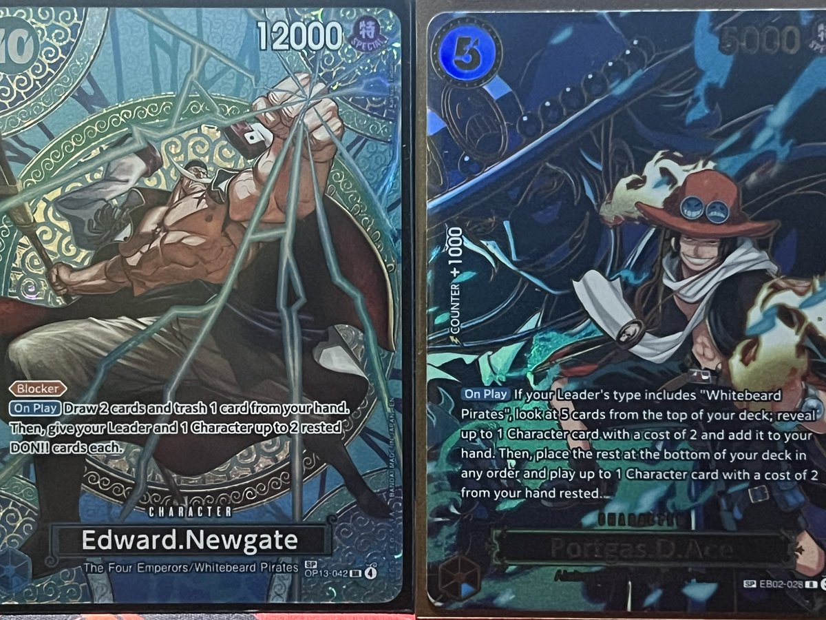 Seeing them next to each other is really nice (also shoutout to prerelease pulls lol)