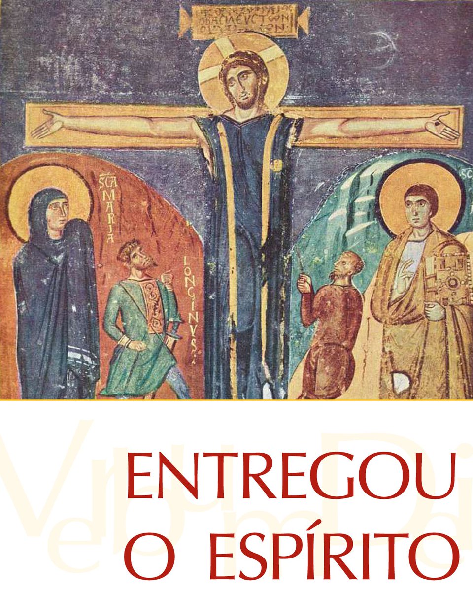 vaticannews_pt's tweet photo. Havia ali uma jarra cheia de vinagre.
Amarraram numa vara uma esponja embebida de vinagre
e levaram-na à boca de Jesus.
Ele tomou o vinagre e disse:
"Tudo está consumado".
E, inclinando a cabeça, entregou o espírito.

Paixão de Nosso Senhor Jesus Cristo segundo João 18,1-19,42 https://t.co/bWALfkqjij