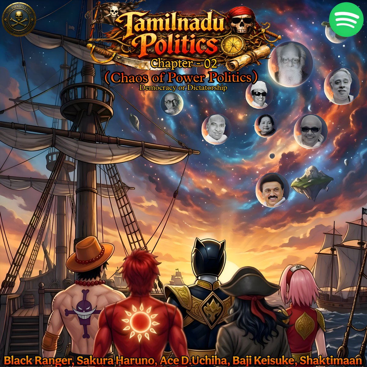 blackranger08's tweet photo. Pirates...! Tamilnadu Politics: Chapter - 02 (Chaos of Power Politics) Streaming now...!
#ThePiratesClub #Podcast #TamilnaduPolitics #Emergency #Election 

https://t.co/qGzuP4D3sB https://t.co/x6CcZGwBi6