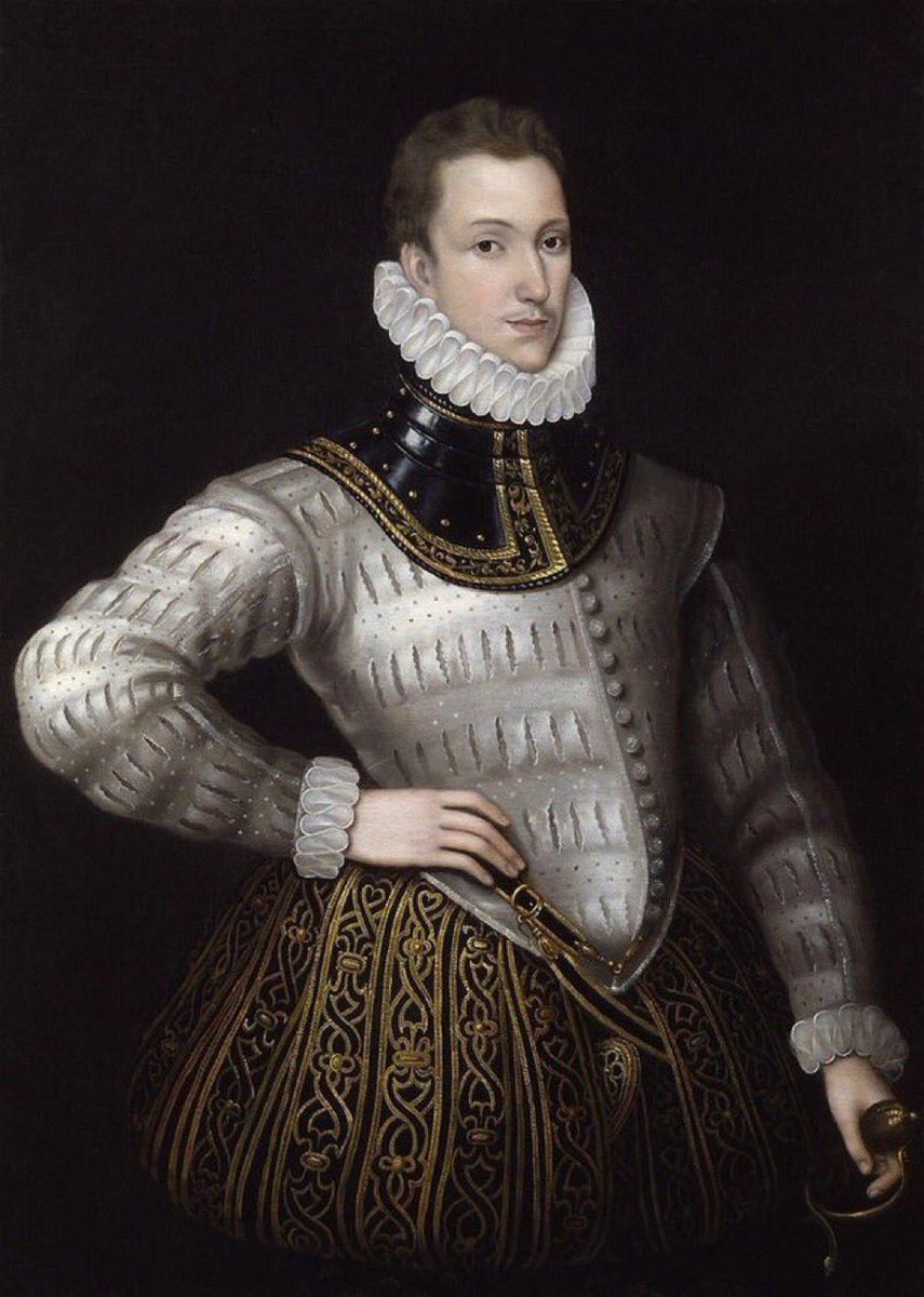 jdmccafferty's tweet image. 29 Mar 1577: Sir Philip Sidney arrives at #Nuremberg #otd where at dinner he explains why there were no wolves in #England &amp;amp; he talks of #Ireland where he had visited his father Henry the Lord Deputy (NPG)