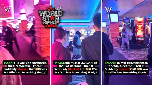 Man Goes Berserk After Allegedly Hitting $600K Jackpot That Disappeared When Slot Machine Went Black... Arrested For This worldstar.com/videos/wshh5ul…
