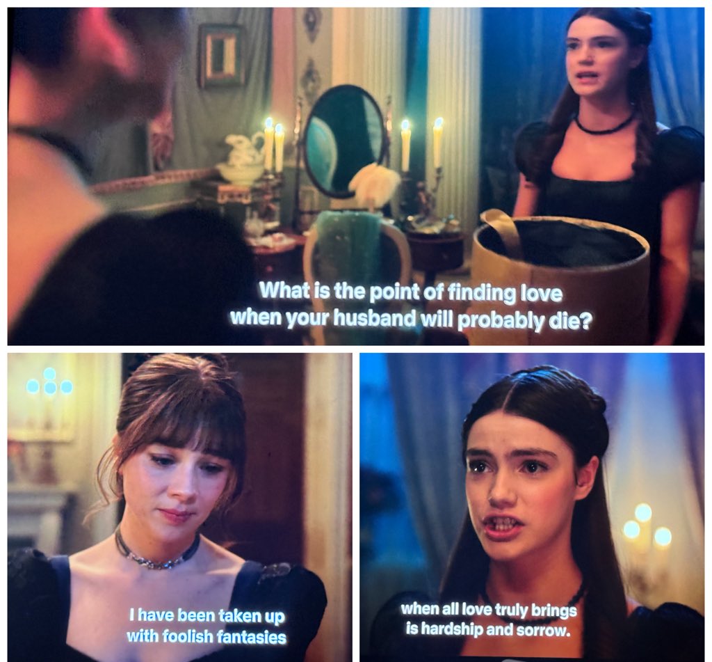 Geeky_Foodie's tweet image. #SpoilerAlert 

For a frivolous show about love and dated society, #BridgertonS4 has dealt with #grief surprisingly well. 

No wonder my friends knew I would like it!