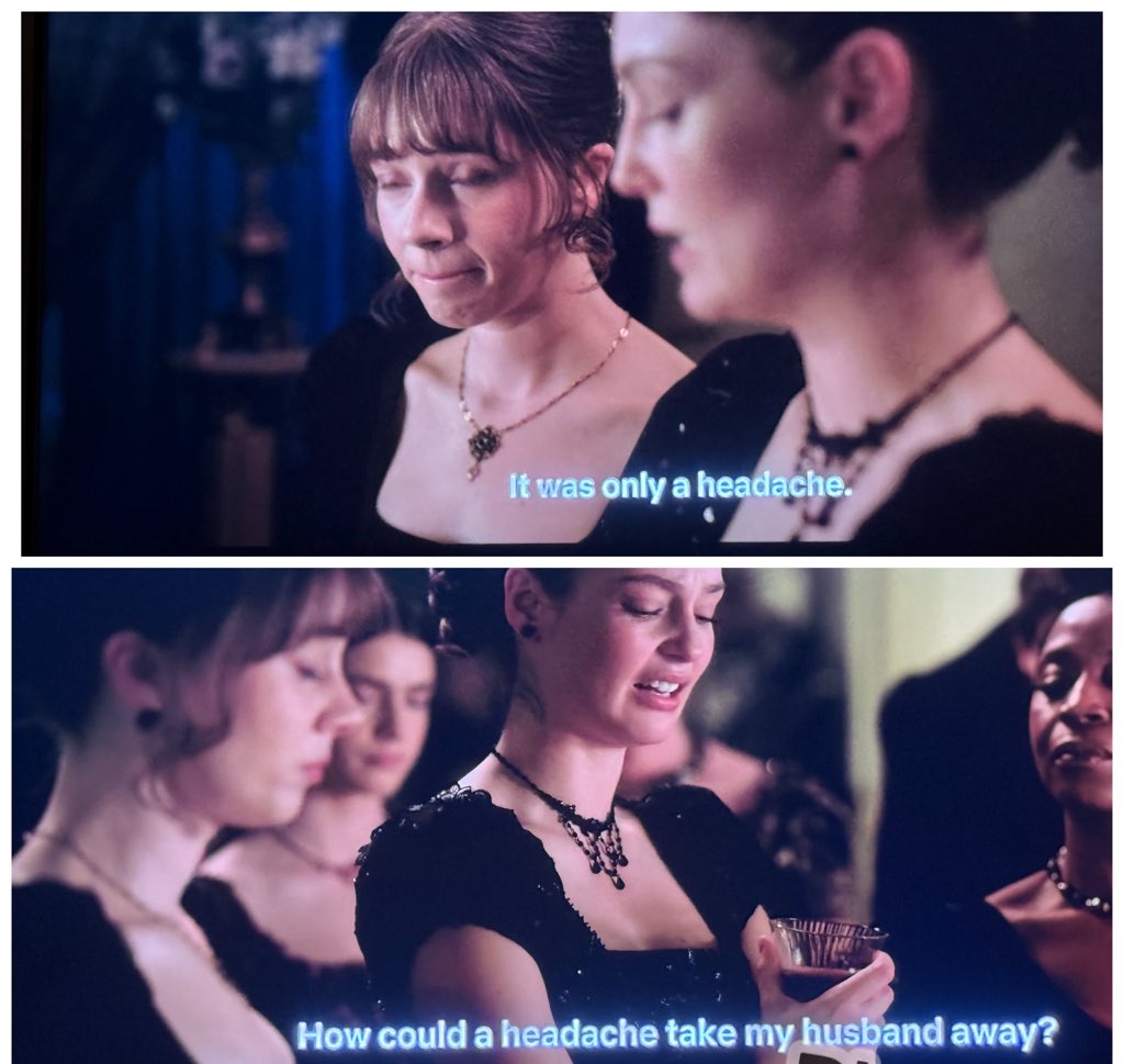 Geeky_Foodie's tweet image. #SpoilerAlert 

For a frivolous show about love and dated society, #BridgertonS4 has dealt with #grief surprisingly well. 

No wonder my friends knew I would like it!