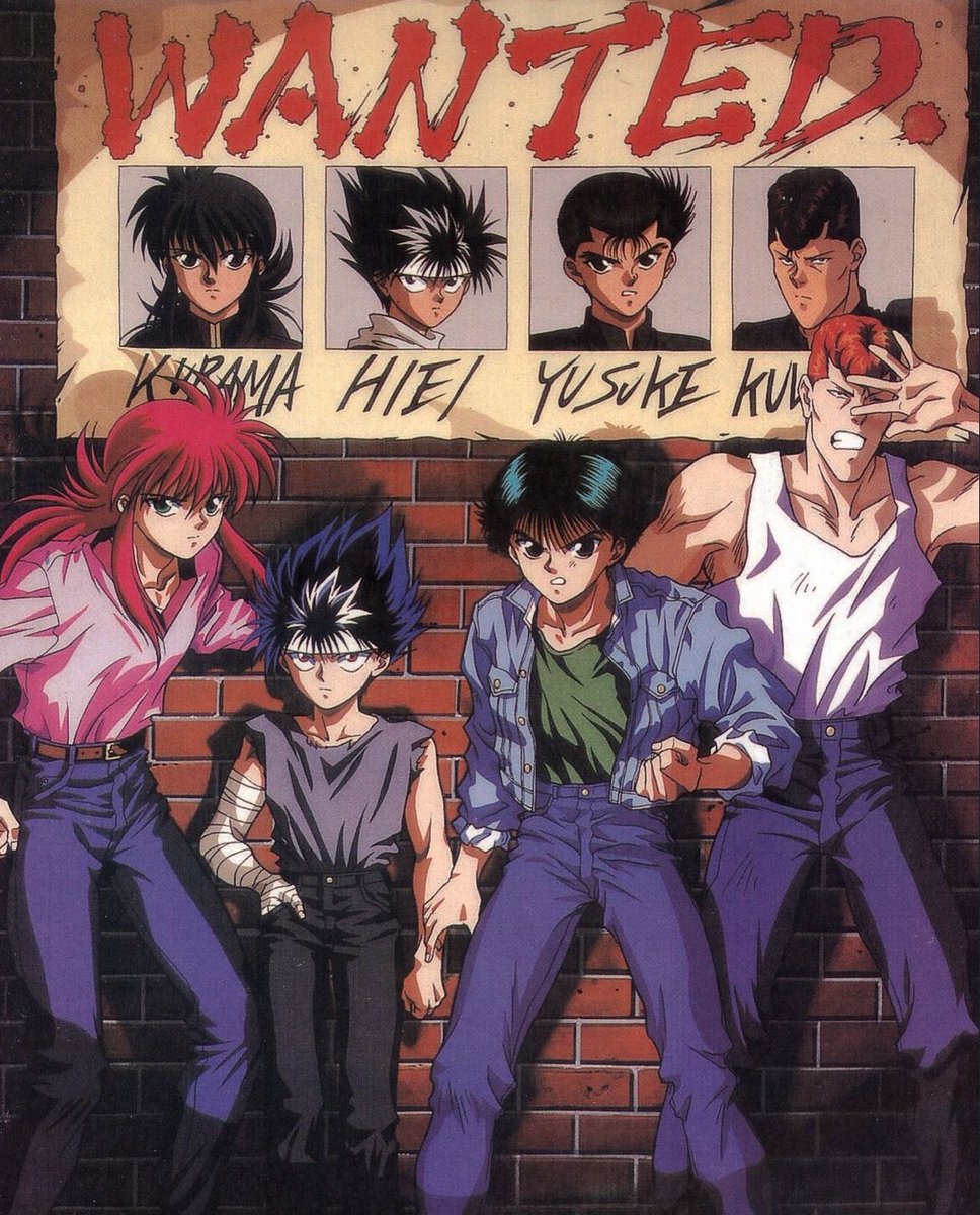 yuyushots's tweet photo. Yu Yu Hakusho (1992) https://t.co/B1OKk83pJl
