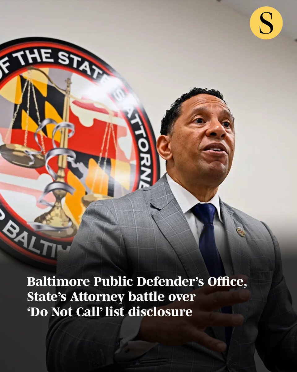 baltimoresun's tweet photo. A growing dispute is unfolding in Baltimore over a list of police officers with credibility issues.

Public defenders say prosecutors aren’t being transparent enough about the “Do Not Call” list, raising concerns about how evidence is shared in criminal cases. Read more: https://t.co/d61MPevvcY

📸: Kenneth K. Lam, @baltimoresun