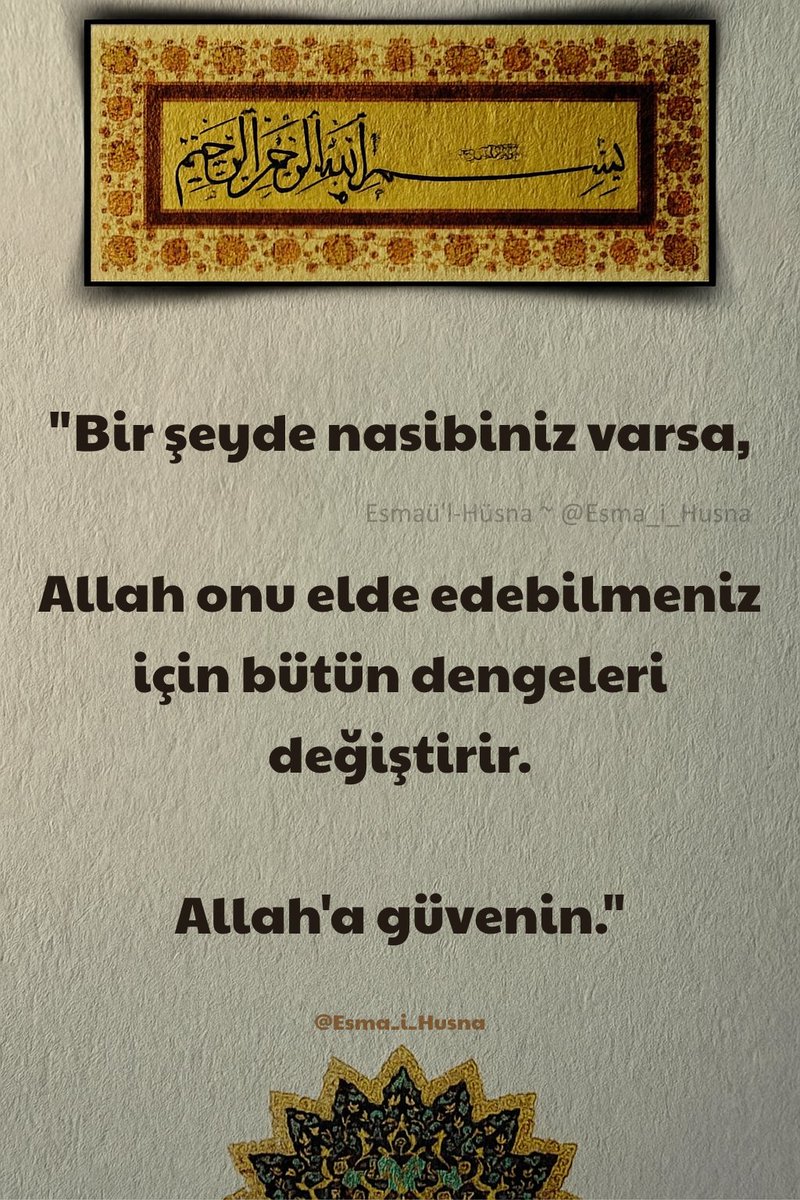 Esma_i_Husna's tweet photo. "Unutma: Nasibin olan seni bulur." https://t.co/9z9rZjWFCI