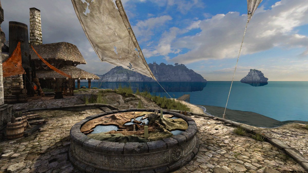 Bradlee1011's tweet photo. World name: The hideout （Infinity Blade 3） full map
By: RealTMontana
Platform: PC &amp; Quest 

#VRChat #VRChat_world紹介 https://t.co/XkmEE4iX8X