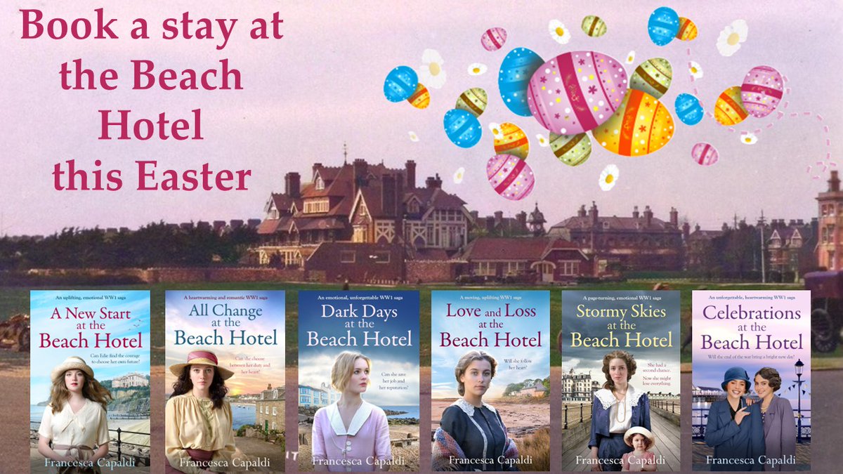 FCapaldiBurgess's tweet image. Take a visit to the #Sussex #seaside and meet the women of the Beach Hotel this #Easter.
It's #WW1 and the women there have many of their own battles to fight.
Paperback - Ebook - Audio
New Start 99p in Kindle &amp;amp; on Kobo
#HistoricalRomance #saga #HistoricalFiction