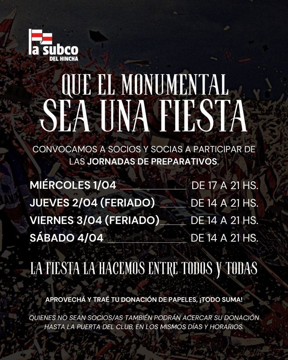 Subcomisión del Hincha tweet media