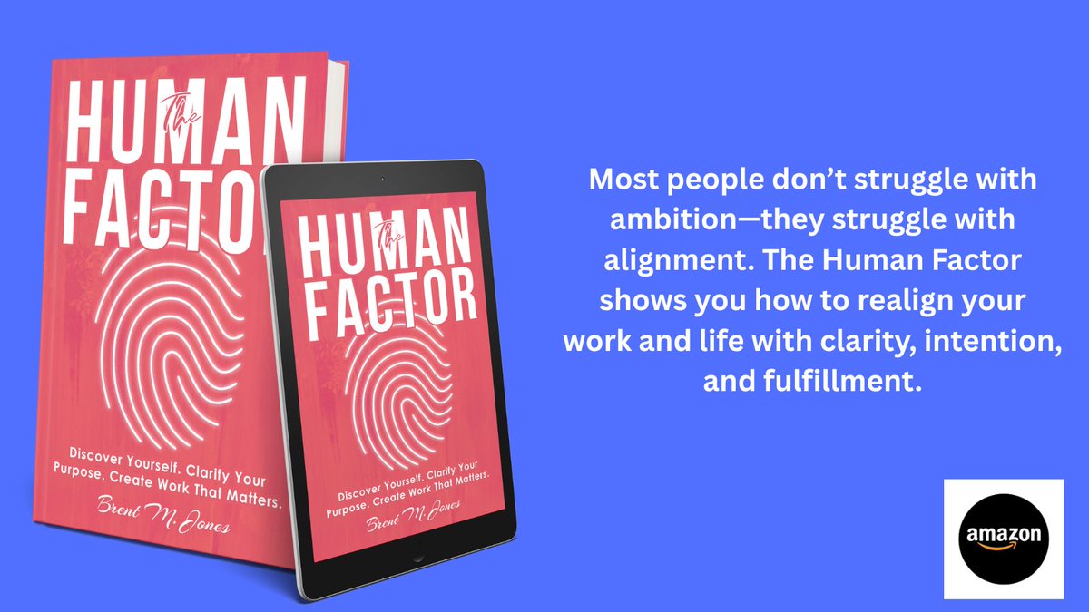 We don’t always need more advice.
Sometimes we just need perspective.
The Human Factor offers reflections for anyone navigating change, transition, or quiet reinvention.
amazon.com/Human-Factor-D…