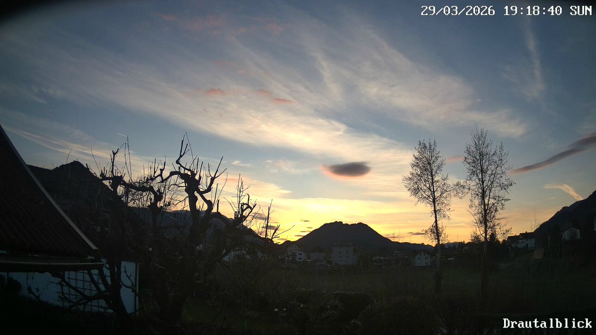 Wetterstation Villach tweet media