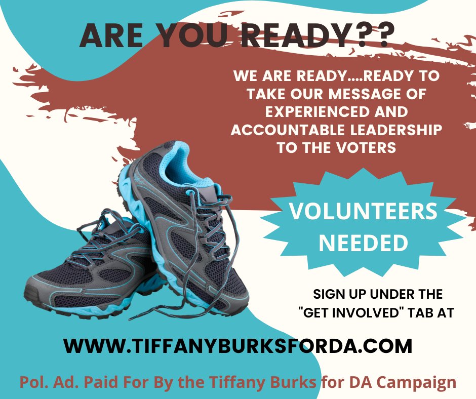 TiffanyForDA's tweet photo. It’s Our Turn, Tarrant. 
Be Part of What’s Next. 
Join the Movement.
#SeriousAboutSafety
#TiffanyBurksForDA https://t.co/cxRdyxjADc