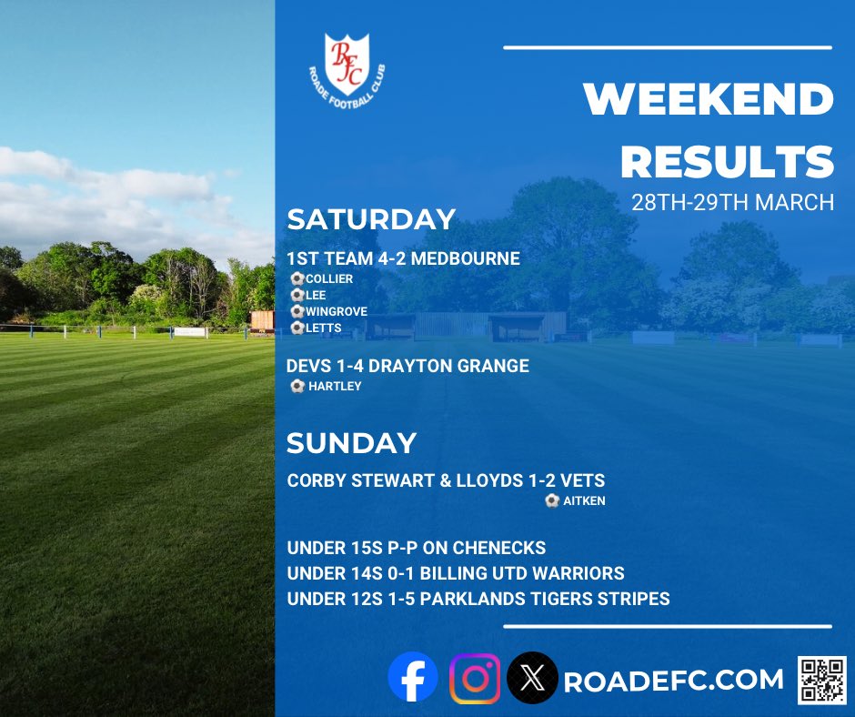 Roade Football Club tweet media