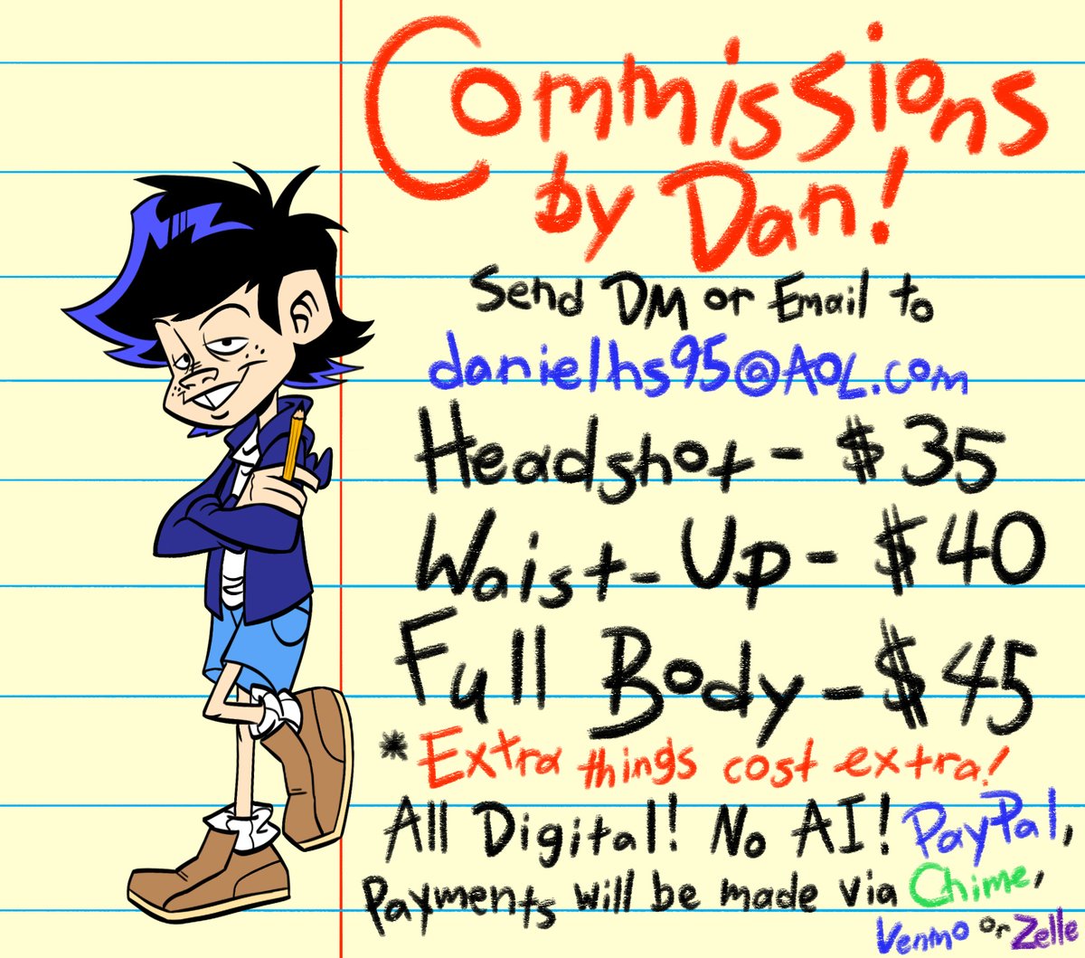 Dan the Doodle (Comms open!) tweet media
