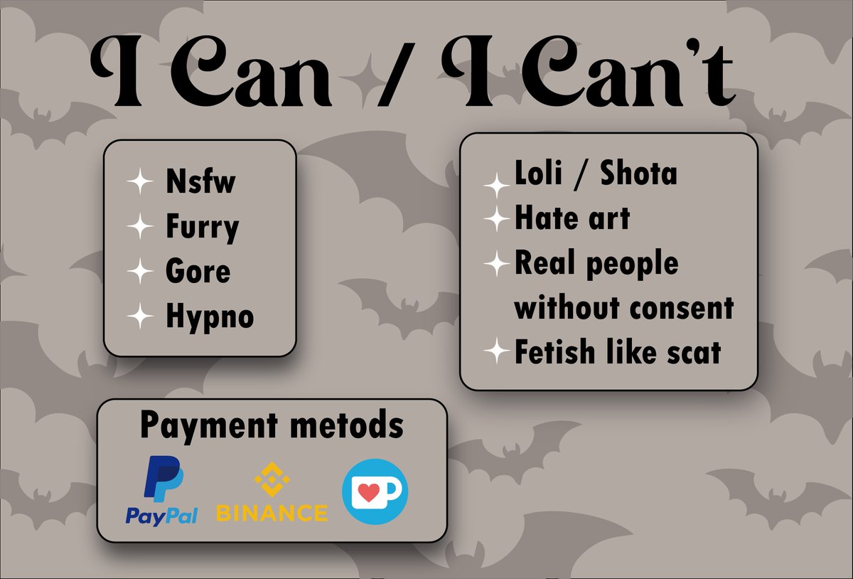 Van_Lucyus's tweet photo. Finally posting my commission sheet 🗣️🗣️🗣️

Likes and rts are really appreciated! 🖤 https://t.co/KO8BYgnUUi