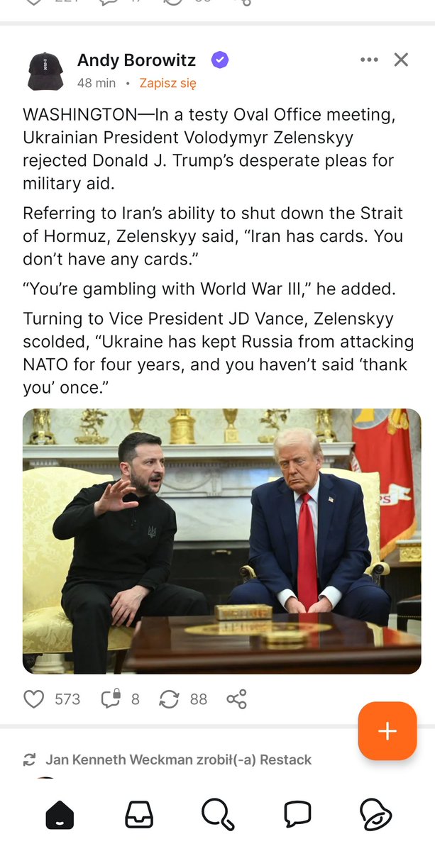DarekRusajczyk's tweet photo. Tak zwana sytuacja rewersowa. Bardzo smaczne. #Ukraina #Trump https://t.co/CGcuMdolBo