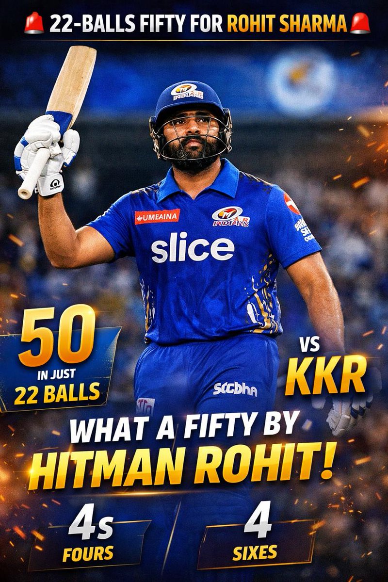 ADITYA0968's tweet photo. 🚨 22-BALLS FIFTY FOR ROHIT SHARMA 🚨 https://t.co/4mbcYY1z0H