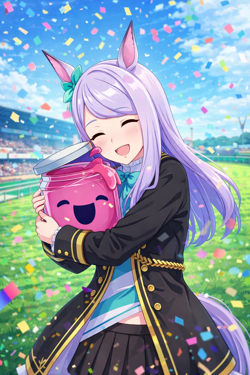 UnbiasedJam's tweet photo. Un Regalo hecho por mi amigo @KoganeLixVT para celebrar la victoria del #DIGITALKINEN 
Fue un torneo muy divertido desde los entrenamientos hasta las carreras, esperamos participar al siguiente evento 💜 https://t.co/PjicLrDRix