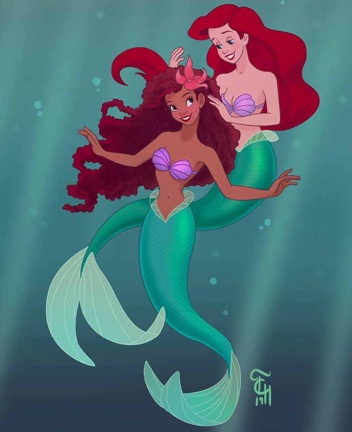 Witchy_Chaos_x's tweet image. I love that is International Mermaid Day 
@thejodibenson 🧜  @HalleBailey 🧜🏾‍♀️

Anyone who knows me know I absolutely adore mermaids and Ariel is one of my absolute favourite mermaids out there 💜

#HalleBailey #JodiBenson #Ariel #InternationalMermaidDay 🧜 🧜🏾‍♀️
