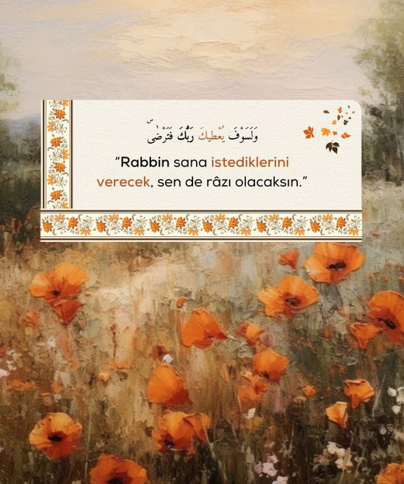 Esma_i_Husna's tweet photo. Duha Suresi 5. Ayet https://t.co/HXZMnRrBB9
