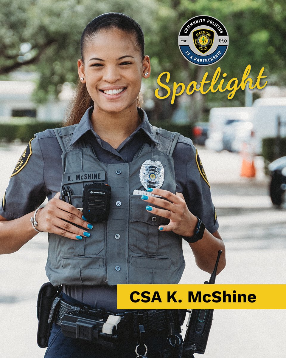 PlantationPD's tweet photo. π SUNDAY SPOTLIGHT π
"I just wanted to thank CSA K. McShine very much for helping my sister on a call. Her calming and caring presence is exactly what she needed. I'm grateful and thankful for CSA McShine." - Robin R.
#SundaySpotlight #teamPPD #PPDCares https://t.co/7Q0P2cfRz6