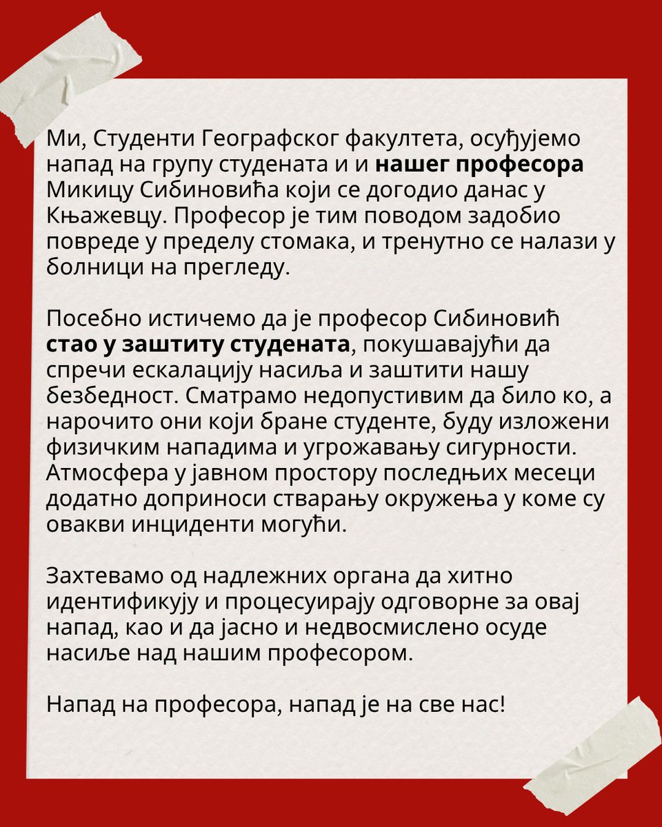 Geografski u blokadi tweet media