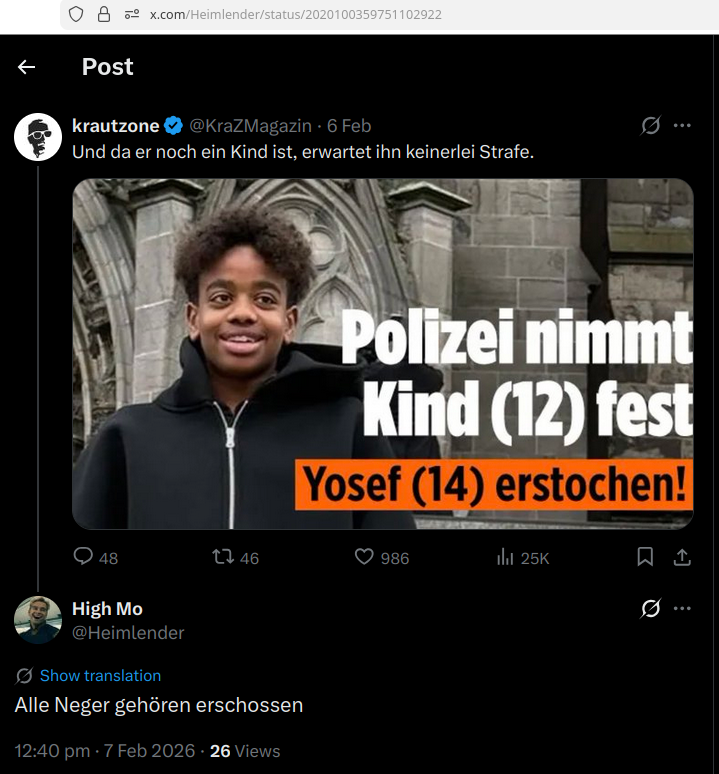 OhErdnus's tweet photo. Das schöne an dieser Nazi-Platform ist, dass sich um Nazi-Accounts wie "Krautzone" auch die angehenden Nazi-Terroristen selbst outen: https://t.co/7BOYhPRYA0