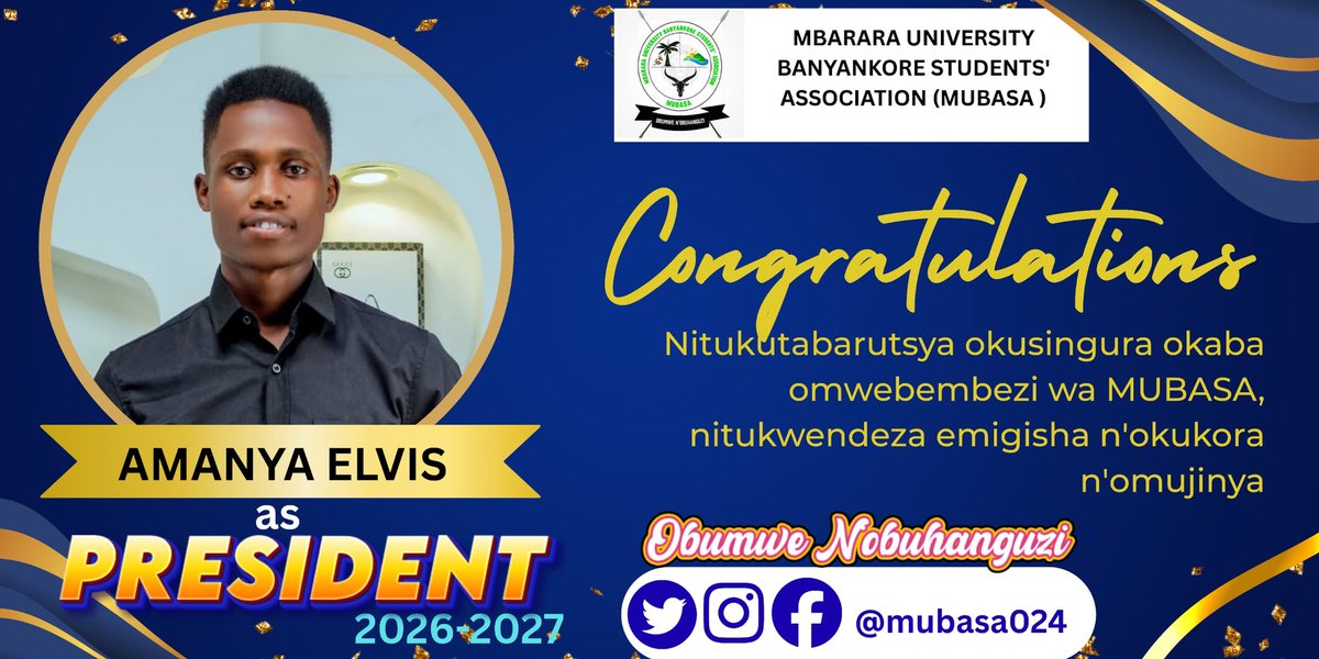 Mbarara Univ Banyankore Students' Assoc , MUBASA tweet media