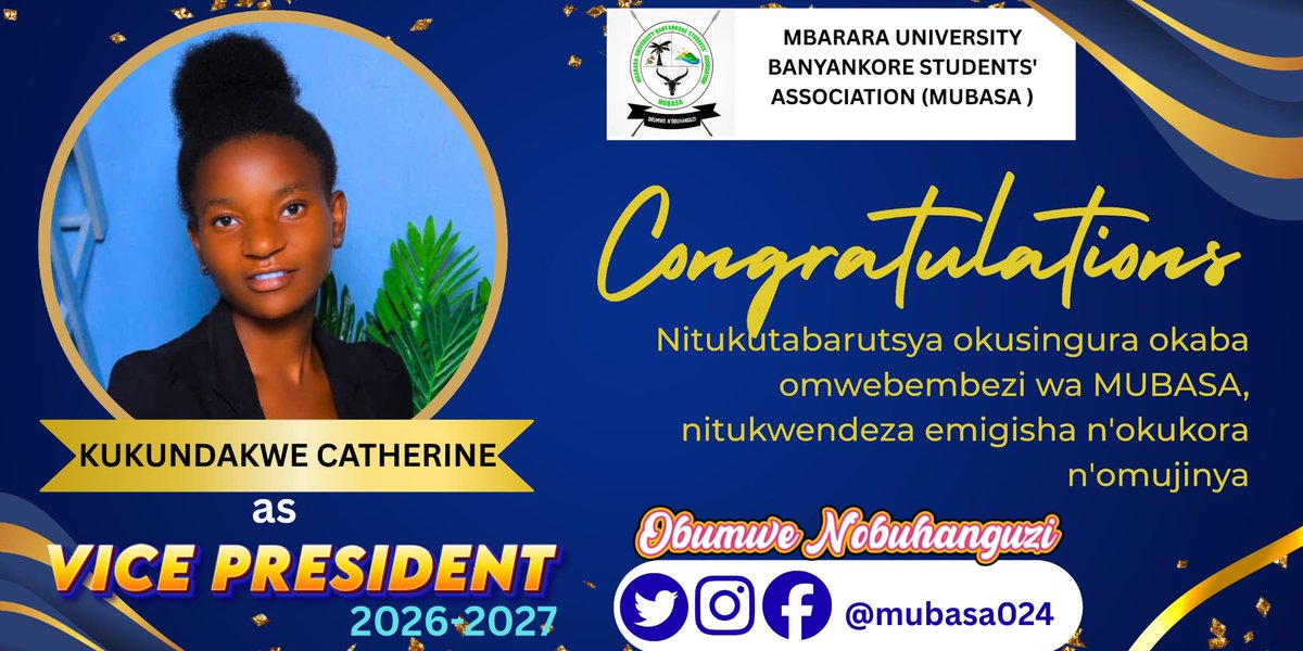 Mbarara Univ Banyankore Students' Assoc , MUBASA tweet media