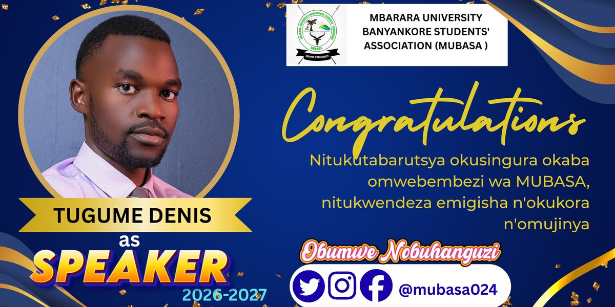 Mbarara Univ Banyankore Students' Assoc , MUBASA tweet media