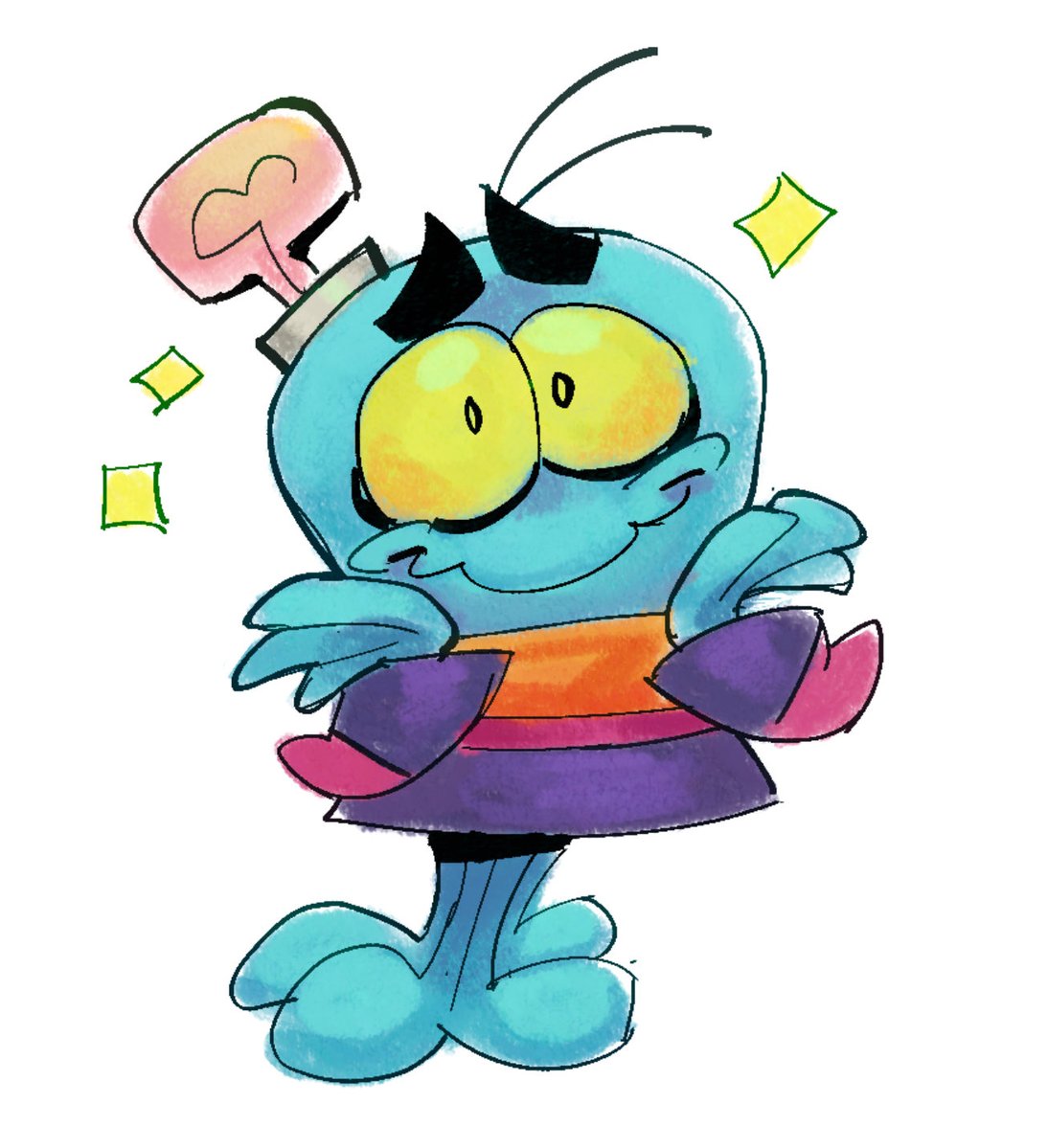 Frong Friend 💛💙🍉 scaling down tweet media