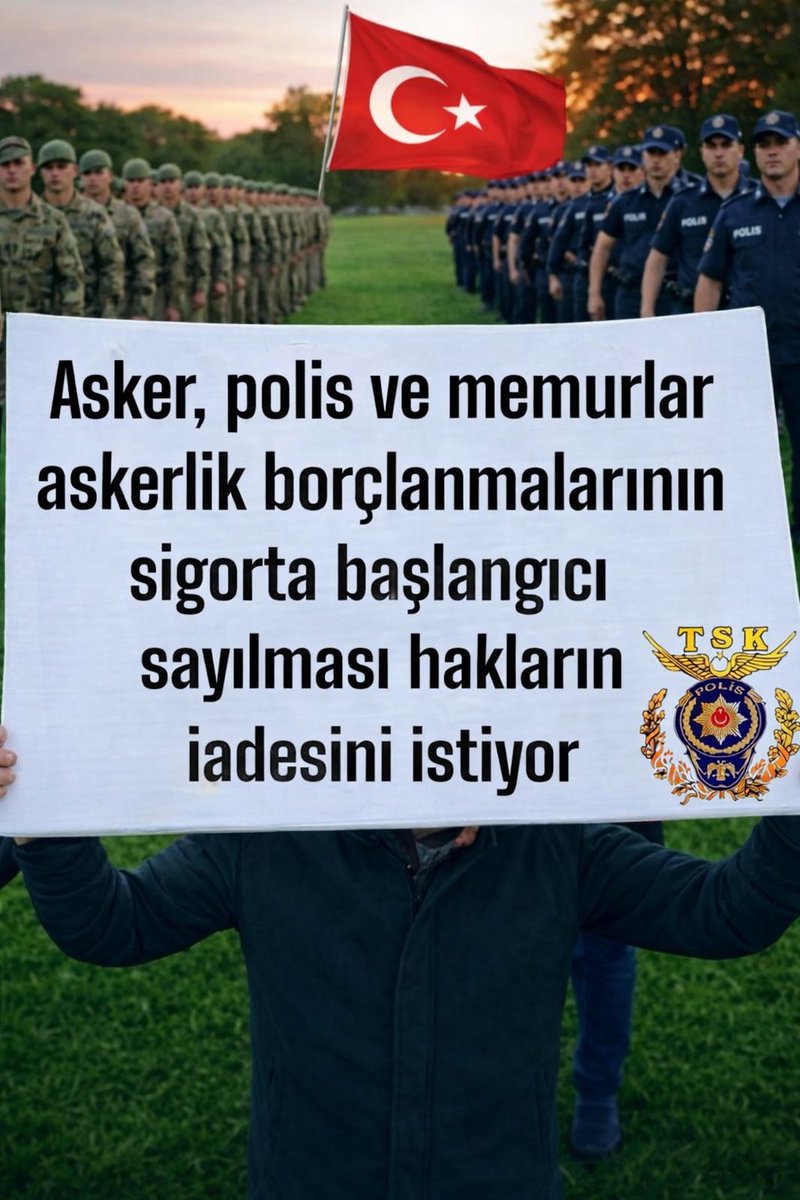 <a href="/ilteryesiltas/">İlter Yeşiltaş</a> Sn <a href="/ilteryesiltas/">İlter Yeşiltaş</a> Bey
 Polislerin çözülmesi basit bütçeye hiç maliyeti olmayan sorunlardan biride #AskerlikBorçlanması mağduriyeti;

Devlet Büyüklerimize mağduriyetimizi lütfen iletirmisiniz.
Lütfen artık mağduriyetimiz çözülsün...
<a href="/RTErdogan/">Recep Tayyip Erdoğan</a>
<a href="/dbdevletbahceli/">Devlet Bahçeli</a>
<a href="/mustafaciftcitr/">Mustafa ÇİFTÇİ</a>