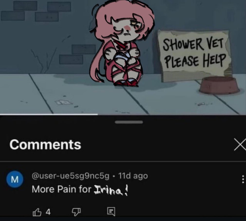 more pain for irina!