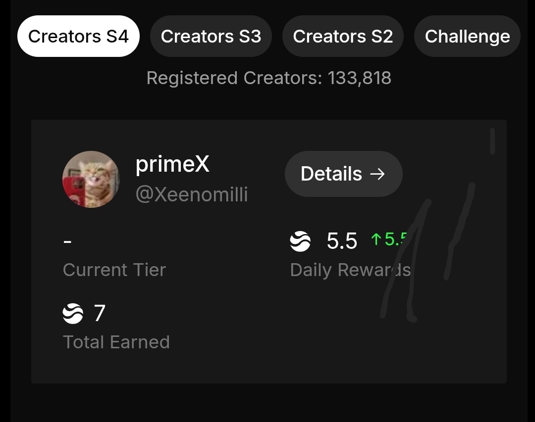Xeenomilli's tweet photo. GN CT

Saw this on my TL

> someone grinded content on @River4fun for a few months
> earned 400K River pts
> converted into 277 $RIVER
> Sold for ~$7K

Do you think its worth grinding? https://t.co/fizQ2CM7Nt