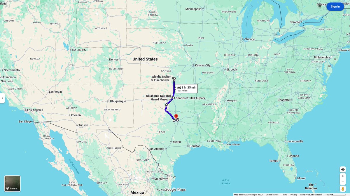 USAS_WW1's tweet image. #UFOTwitter #SundayFunday #UFOs #aviationphotography #planespotting #USAF: Charles B. Hall Airpark, Oklahoma City, OK, by Tinker Air Force Base, has 10 airplanes: F-105D, C-47, B-1B, B-52, RB-47, A-7D, E-6, F-4D, EA-6B, and C-135 with Air Force One like markings. Here's my tour: