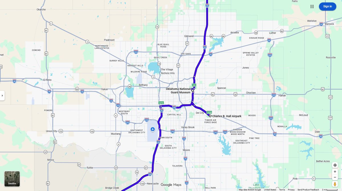 USAS_WW1's tweet image. #UFOTwitter #SundayFunday #UFOs #aviationphotography #planespotting #USAF: Charles B. Hall Airpark, Oklahoma City, OK, by Tinker Air Force Base, has 10 airplanes: F-105D, C-47, B-1B, B-52, RB-47, A-7D, E-6, F-4D, EA-6B, and C-135 with Air Force One like markings. Here's my tour: