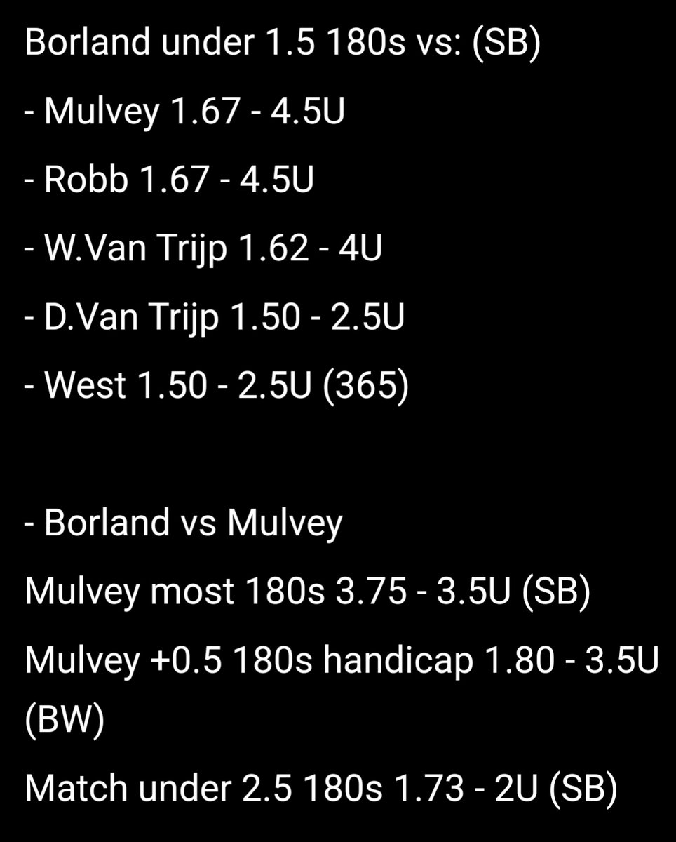 DartsBets180's tweet photo. Modus Super Series 30.03 (1/2) https://t.co/hvc0RK9cDZ