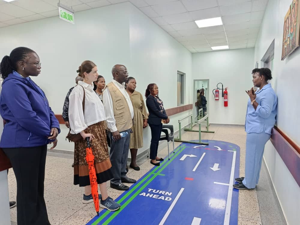 refugeelawproj's tweet photo. Together with representatives from @NLinUganda, we visited @corsuhospital in Entebbe, an important partner in delivering medical repair services for persons affected by war-related harm. The tour offered firsthand insight into the life-changing care provided to clients. https://t.co/FgoD5E61OG