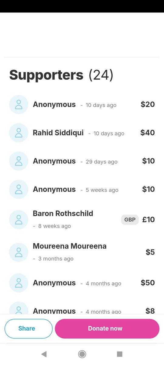 Selam kardeşlerim, 10 gündür hiçbir yardım alamadım. Tek umudum sizsiniz, size güveniyorum. Lütfen beni unutmayın ve Tanrı sizi kutsasın. 
chuffed.org/project/137992…