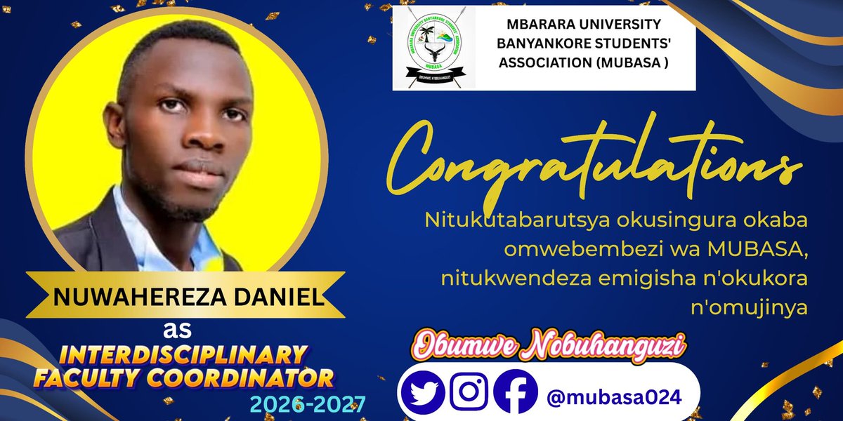 Mbarara Univ Banyankore Students' Assoc , MUBASA tweet media