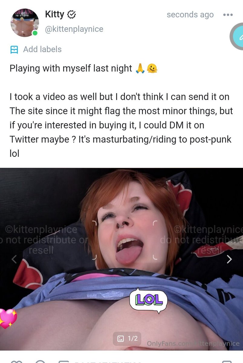 ✨kittenplaynice✨ 🔞 tweet media