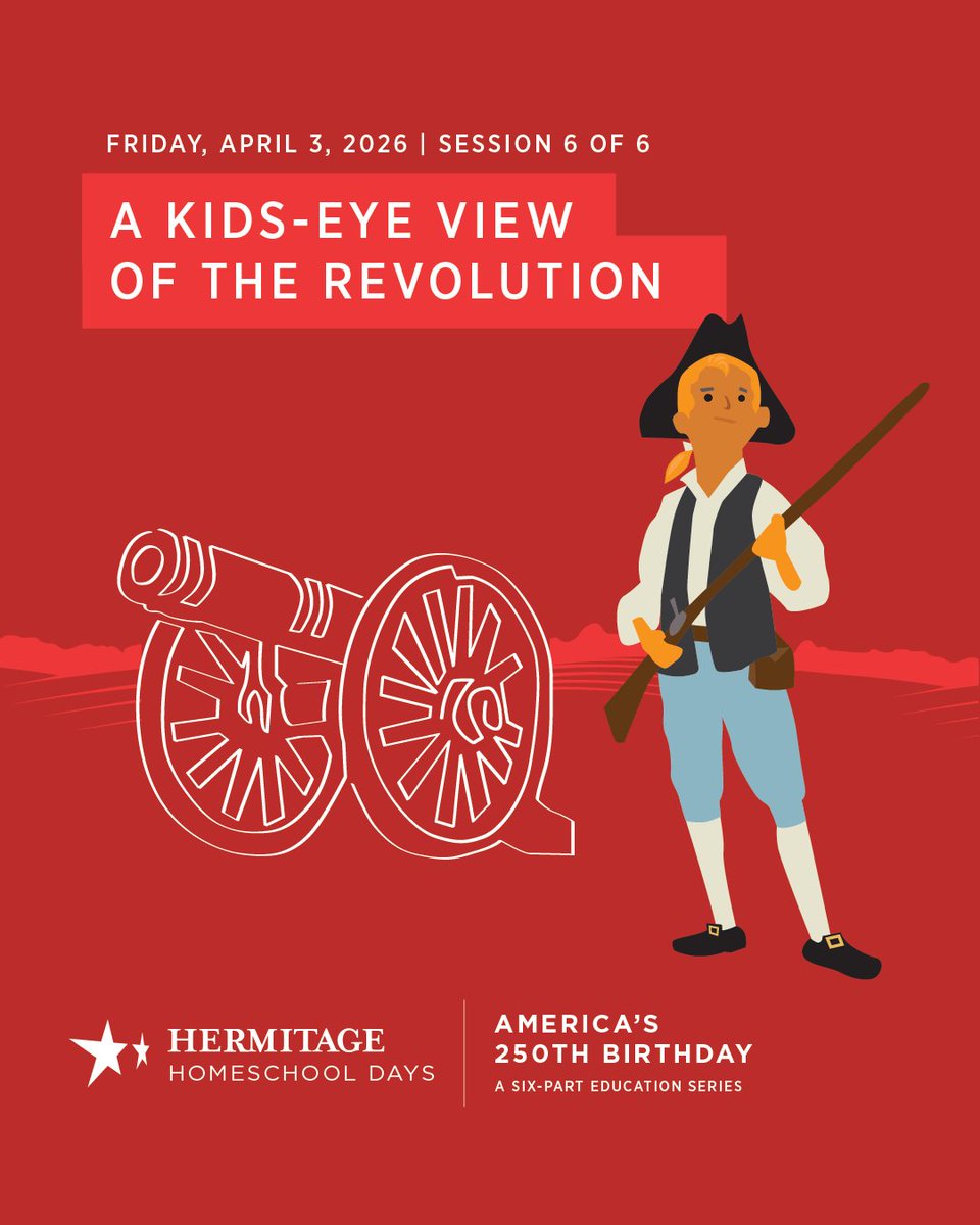 ajhermitage's tweet photo. Join us this April for hands-on history, family fun, outdoor art, and meaningful moments:
๐
4/3 Homeschool Day
๐
4/4 Presidential Easter ๐ฃ
๐
4/11 Easel & Estate ๐จ
๐
4/15โJuly Path of Glory
๐ Details & tickets in bio
#ThingsToDoInNashville #ExploreTN https://t.co/axZ6bKz6q3