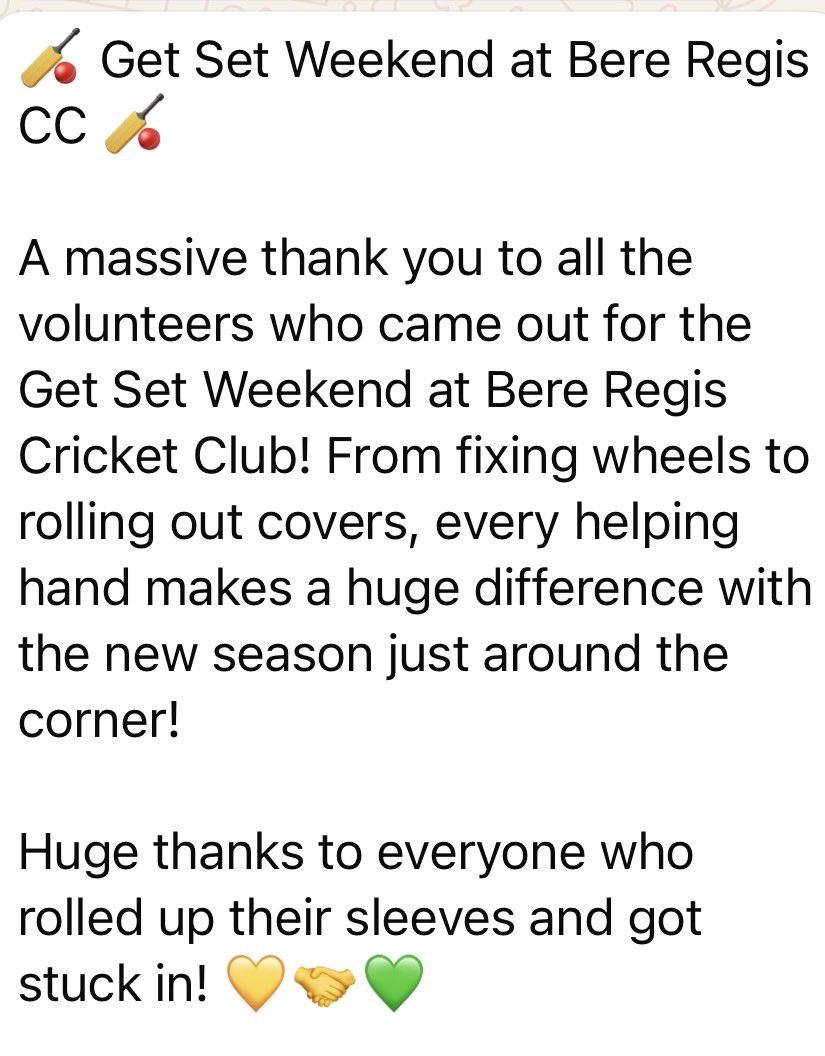 Bere Regis CC tweet media