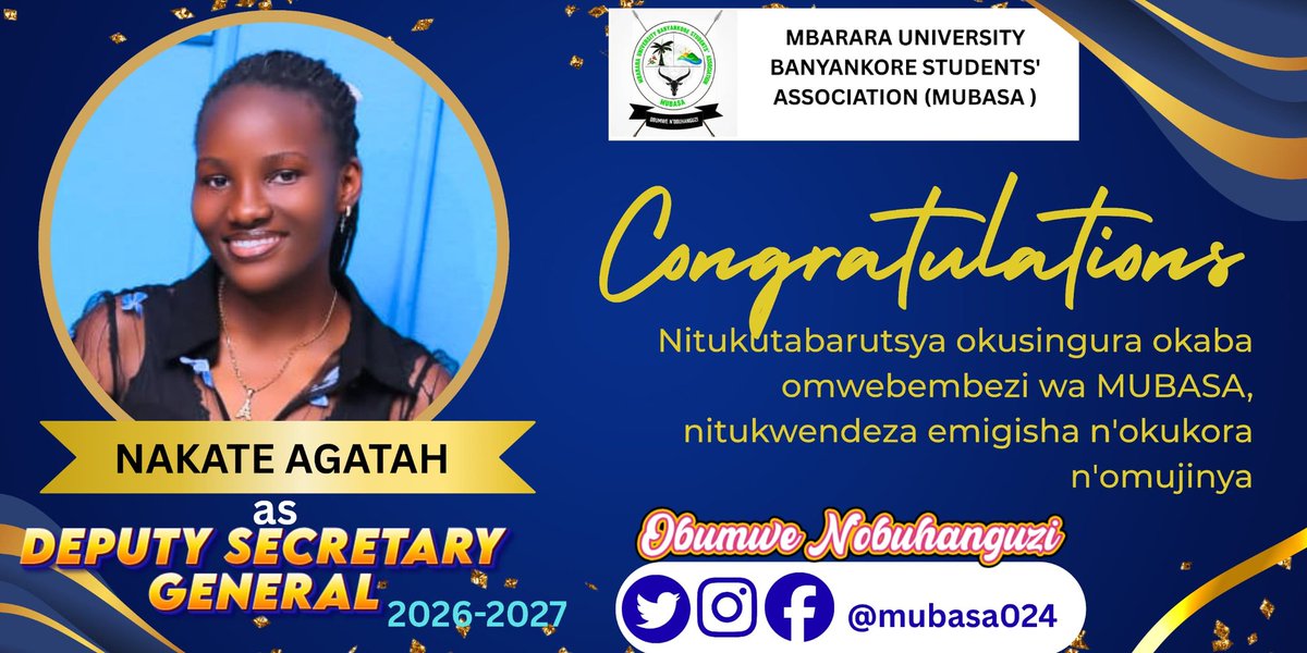 Mbarara Univ Banyankore Students' Assoc , MUBASA tweet media